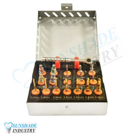 Surgical Kit Dental Implant Basic Tools Ratchet Hex Drivers Parallel Pins